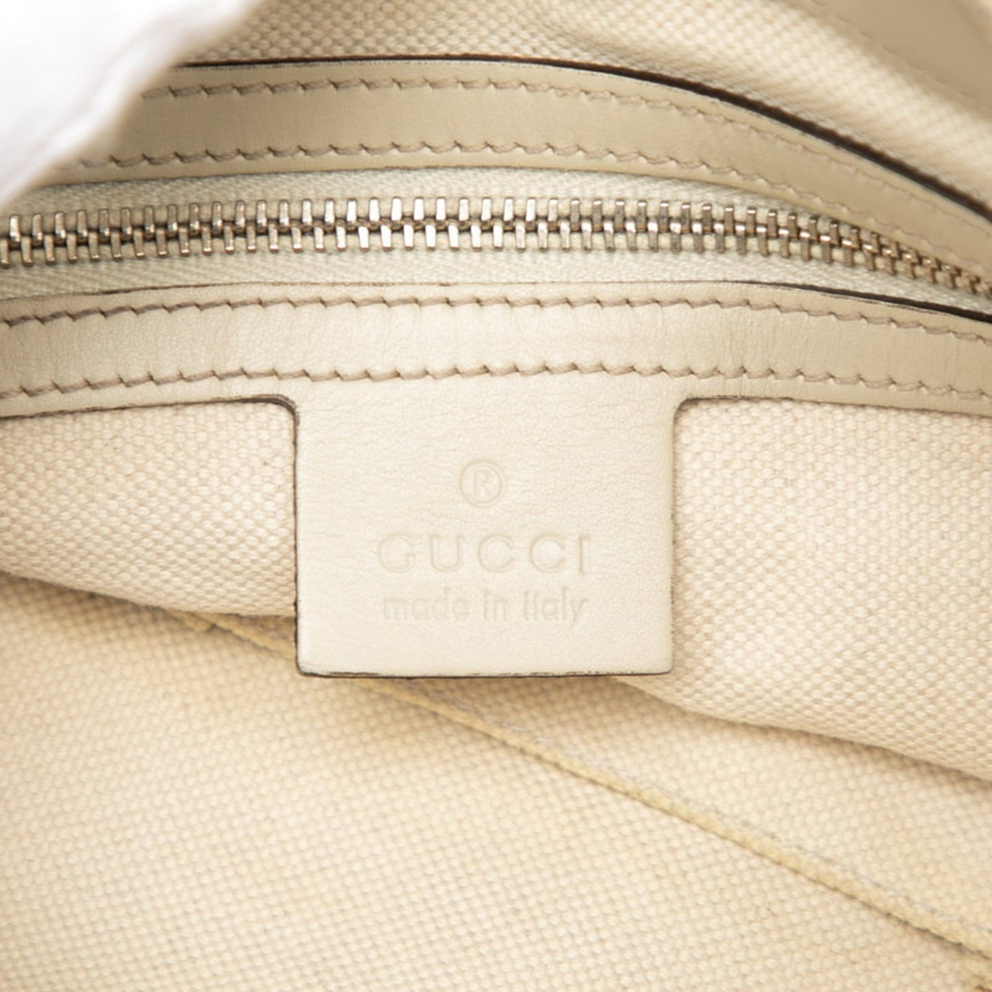Gucci Gg Canvas Beige Gg Canvas Leather Shoulder Bag ( )