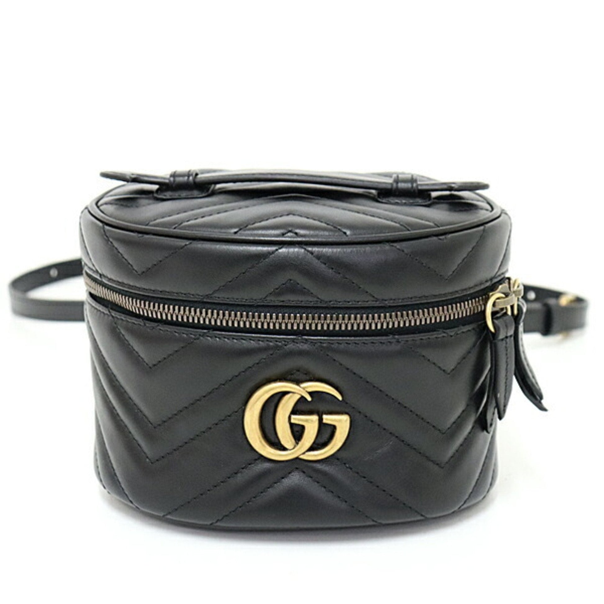 Gucci GG Marmont Black Quilted Handbag