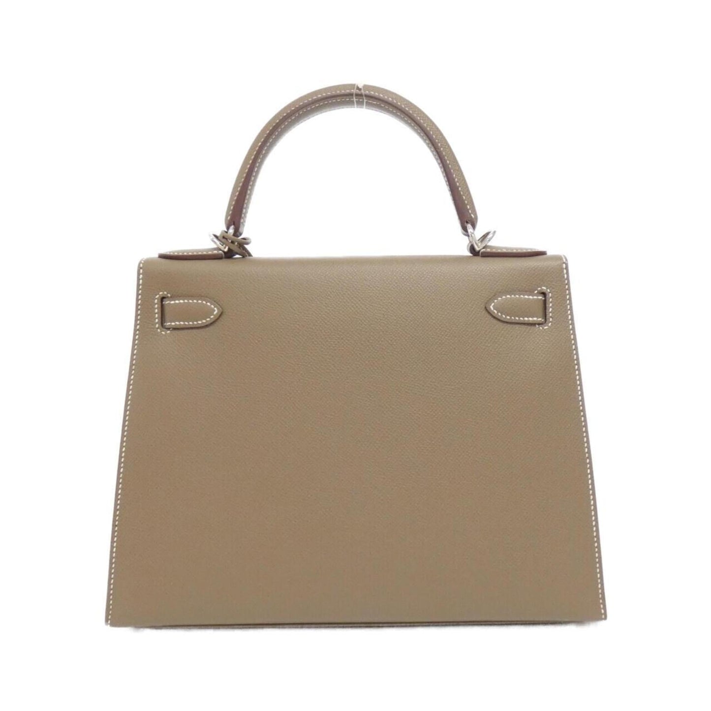 Hermes Kelly Etoupe Gray Epsom Leather Handbag ( )