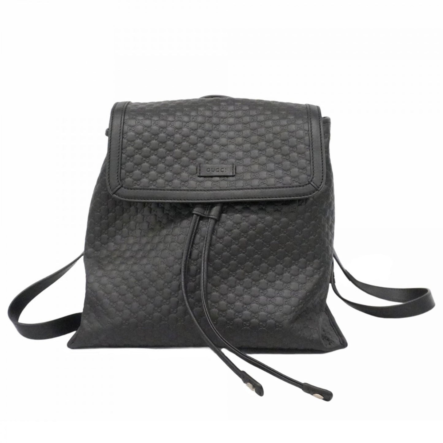 Gucci Black Leather Backpack ( )