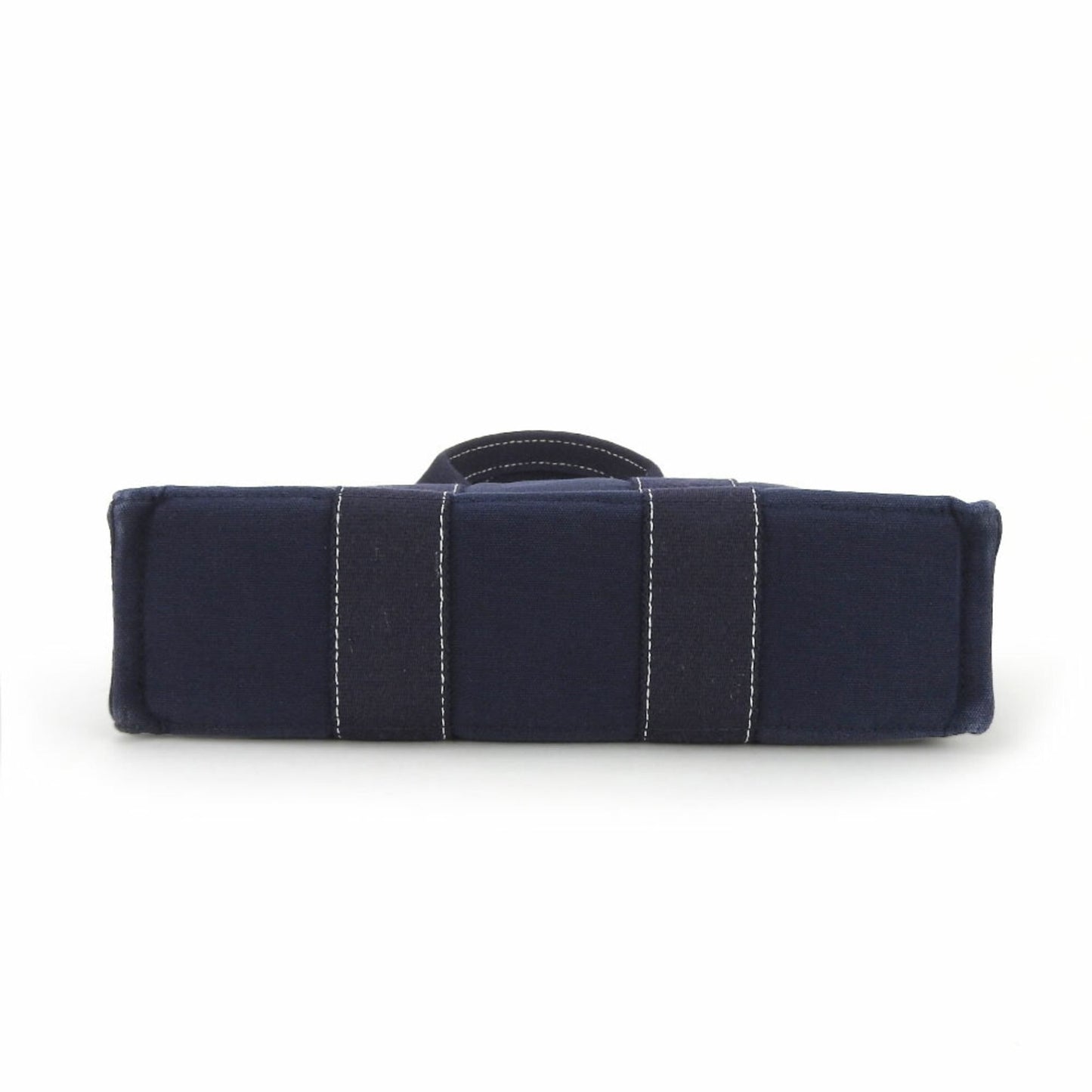 Hermes Deauville Navy Canvas Handbag ( )