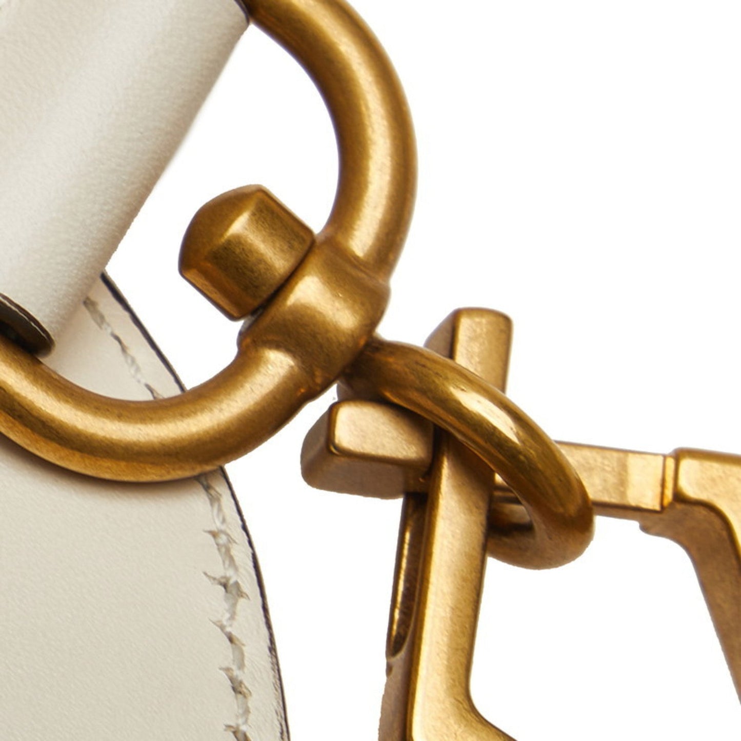 Gucci White Leather Shoulder Bag ( )