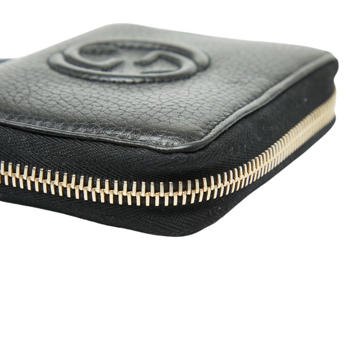 Gucci Black Leather Coin Purse/Coin Case ( )