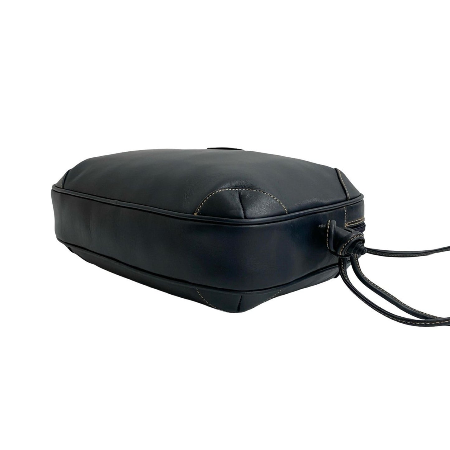 Gucci Navy Leather Pochette Shoulder Bag ( )