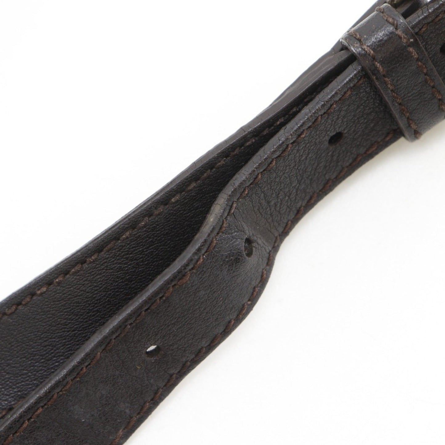Gucci Brown Leather Shoulder Bag ( )