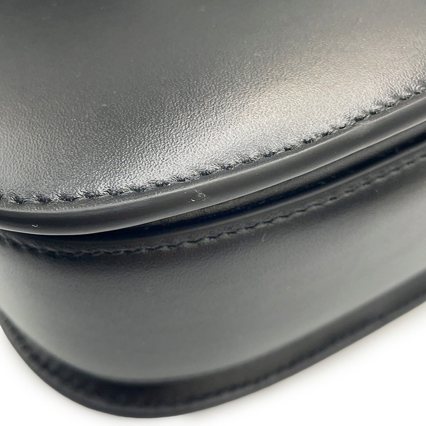 Gucci Black Leather Handbag Shoulder Bag ( )