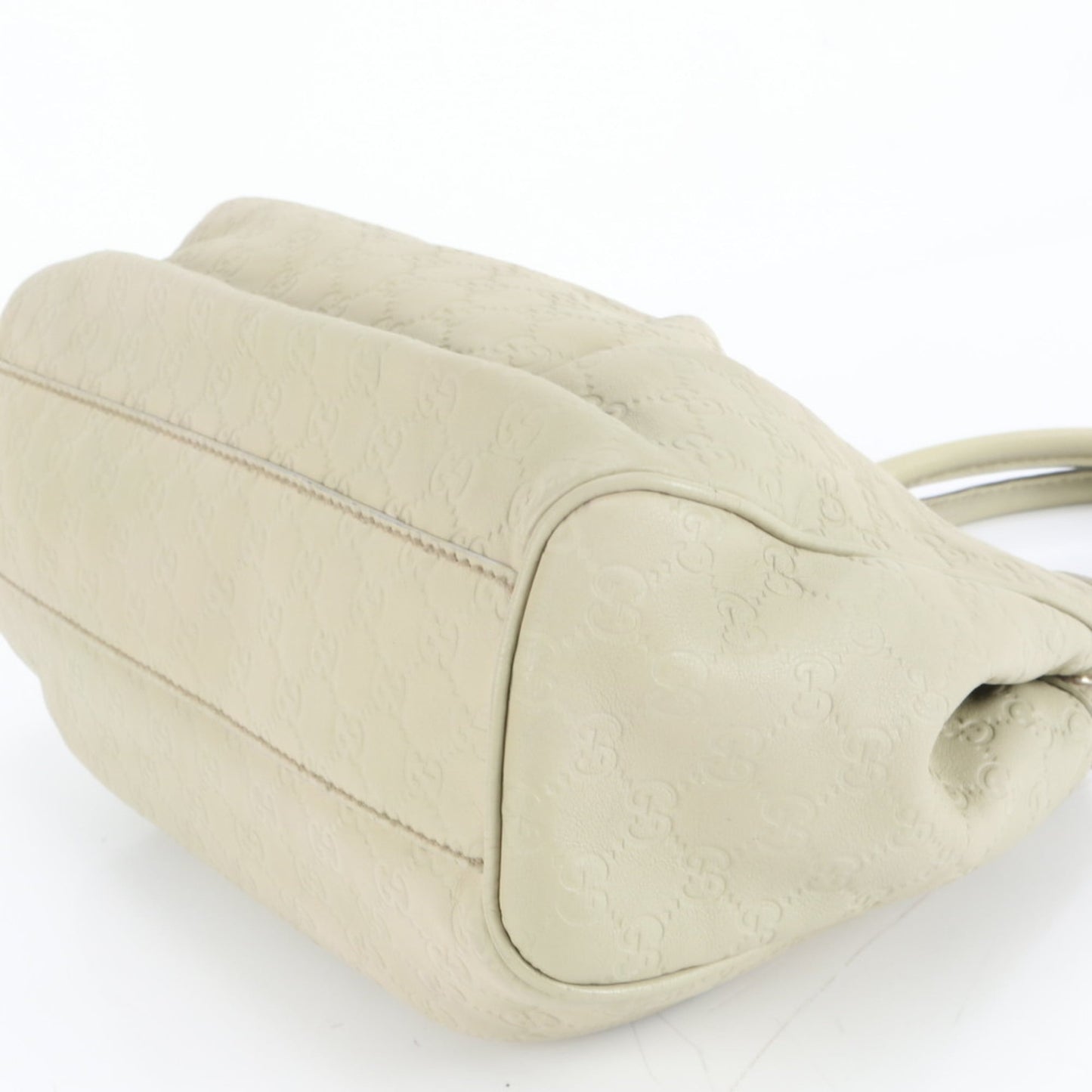 Gucci Beige Leather Tote Bag ( )