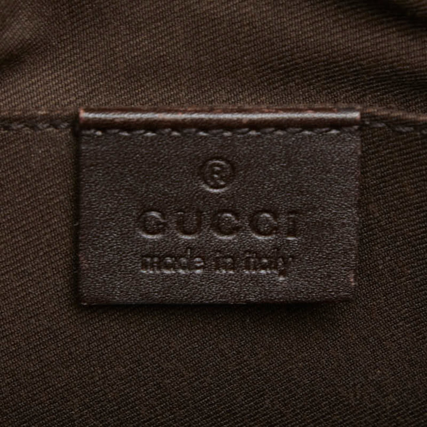 Gucci Gg Canvas Beige Brown Gg Canvas Leather Shoulder Bag ( )