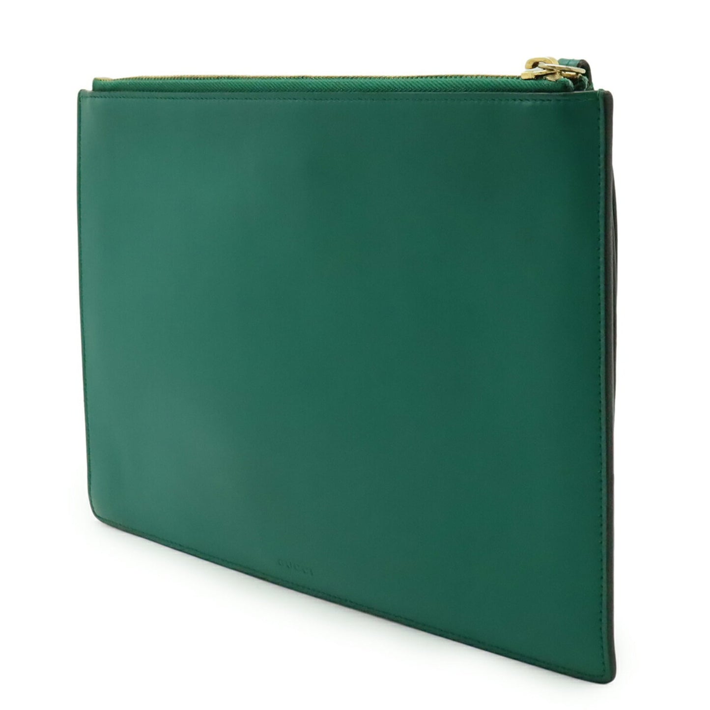 Gucci Green Leather Clutch Bag ( )
