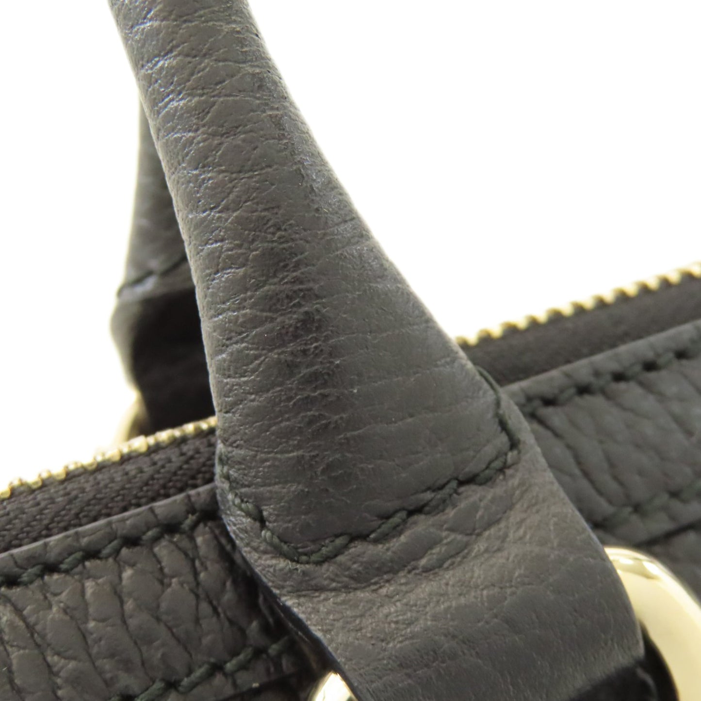 Gucci Black Leather Handbag ( )