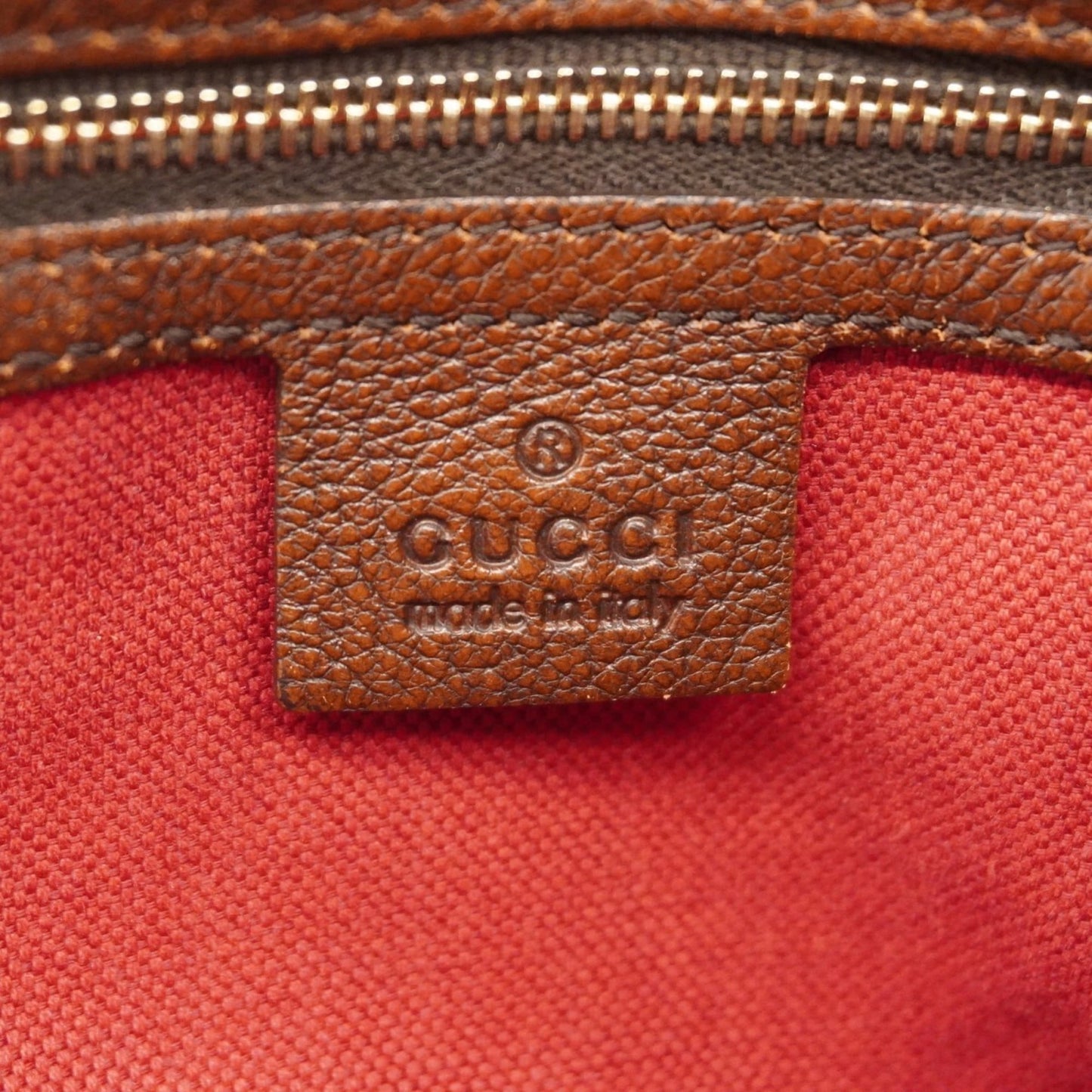 Gucci Brown Canvas Handbag ( )