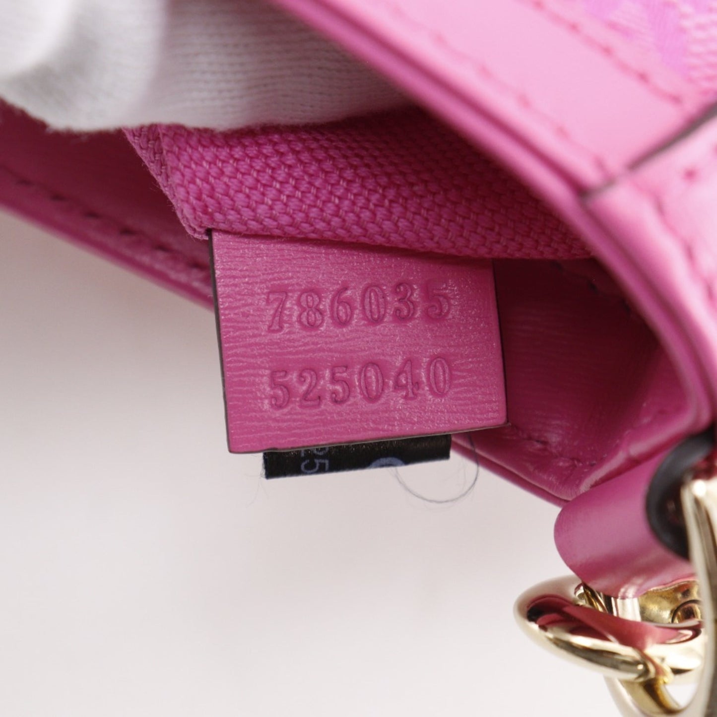 Gucci Pink Gg Canvas Shoulder Bag ( )