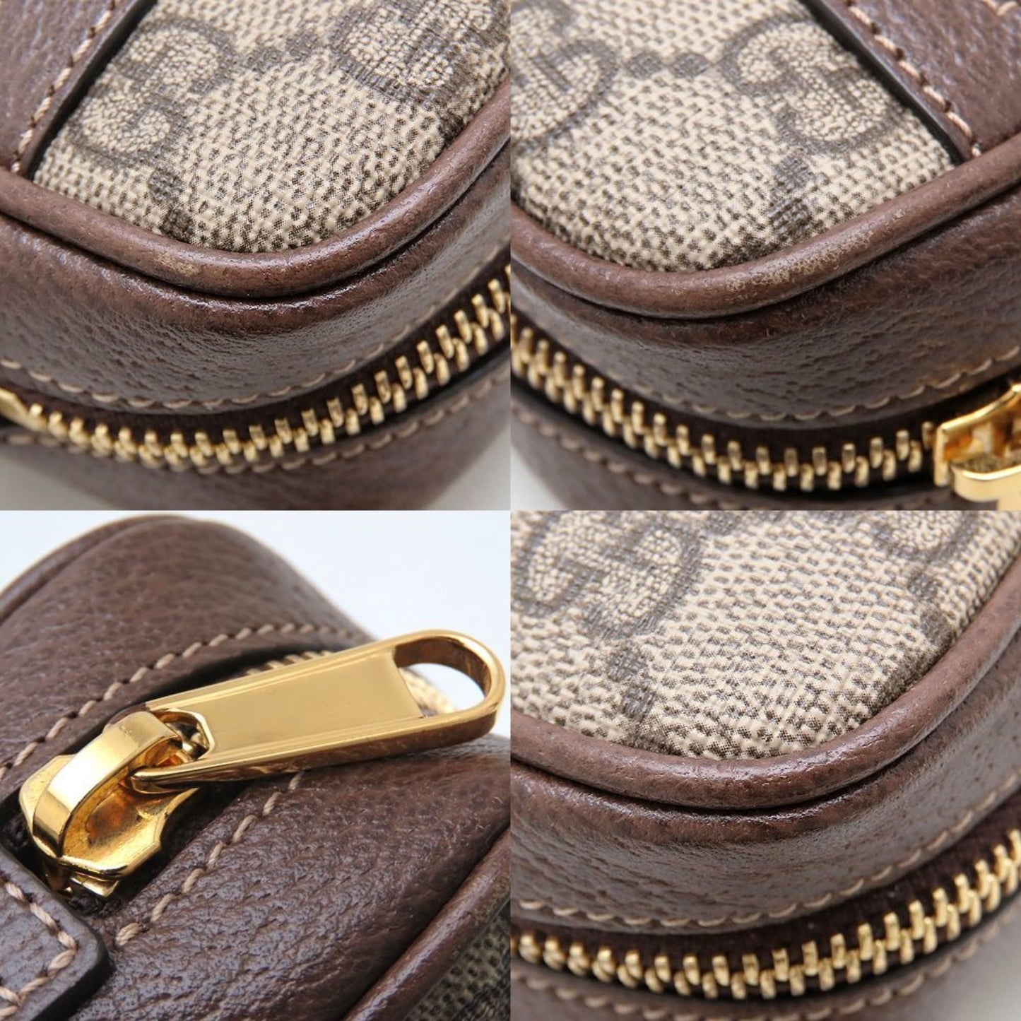 Gucci Beige Gg Supreme Leather Shoulder Bag ( )
