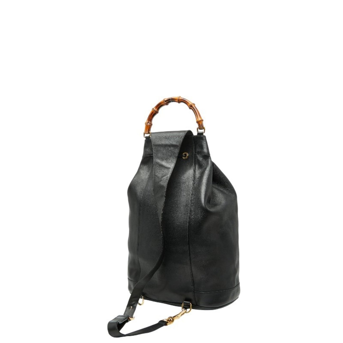 Gucci Black Leather Shoulder Bag Sling Bag ( )