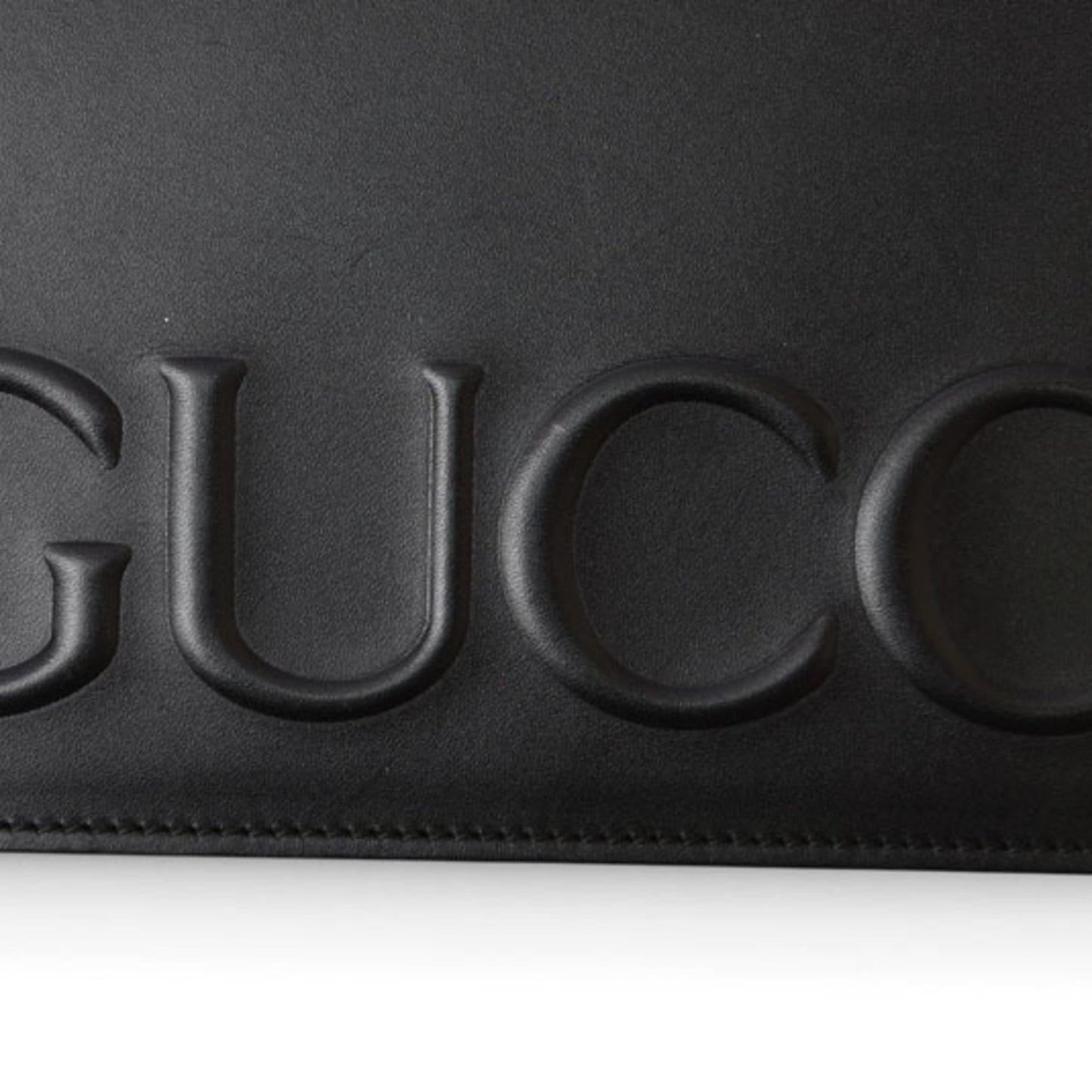 Gucci Black Leather Clutch Bag Shoulder Bag ( )