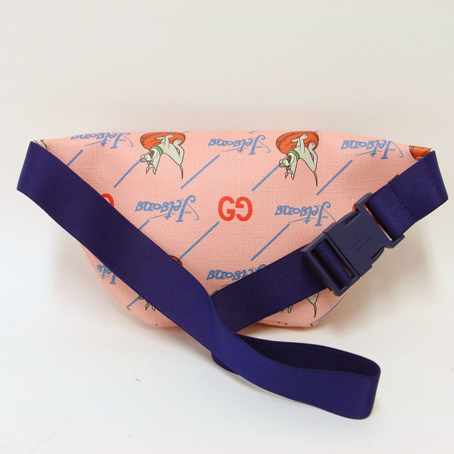Gucci Blue Pink Leather Sling Bag ( )