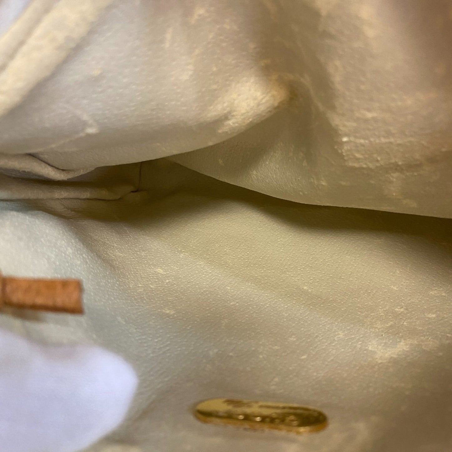 Gucci Gg Plus White Pvc Clutch Bag ( )
