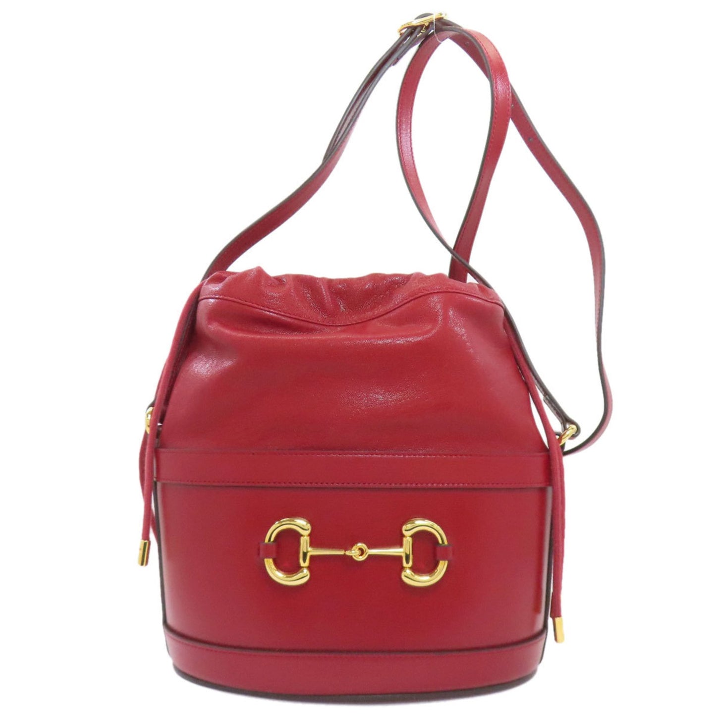 Gucci Red Color Leather Shoulder Bag ( )