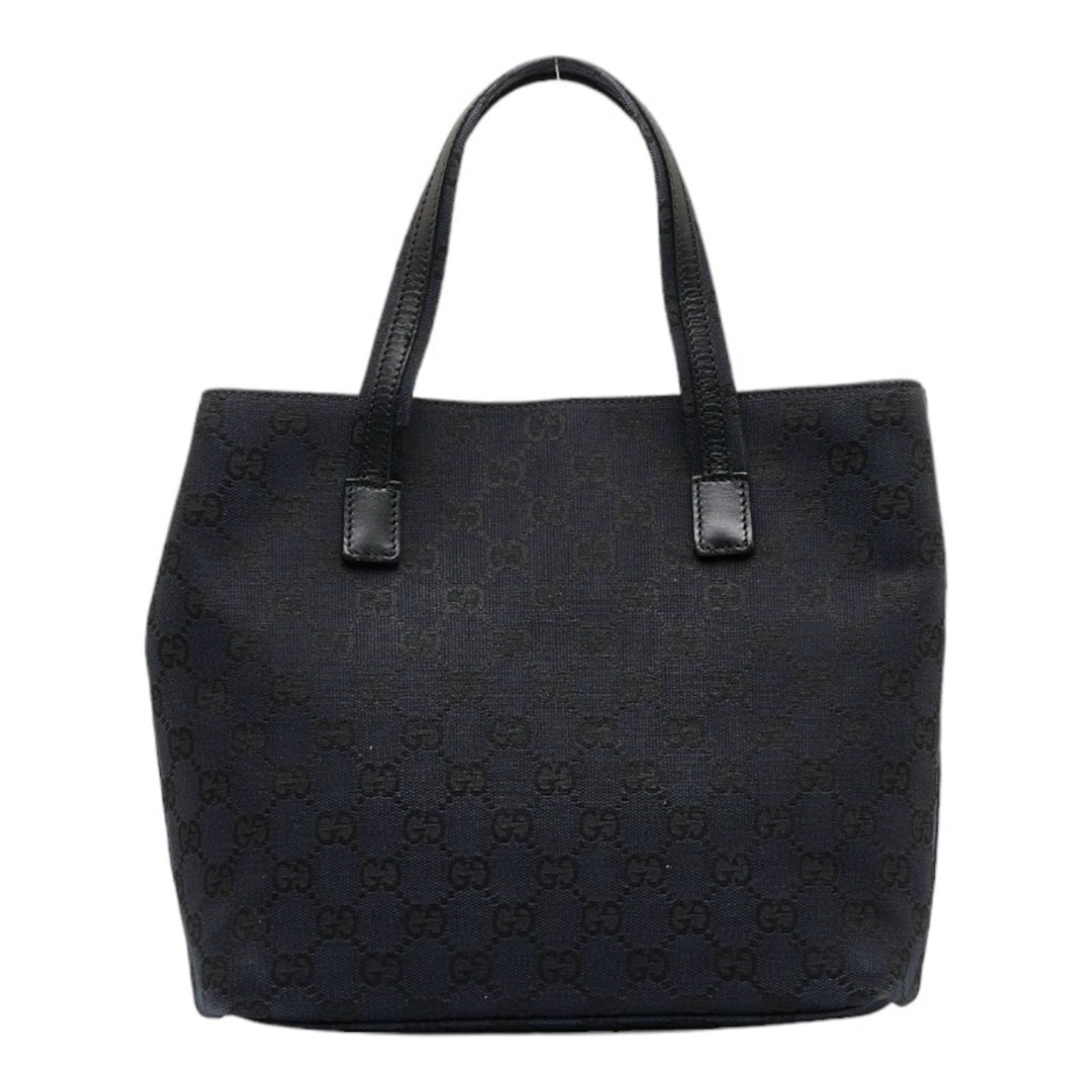 Gucci Leather Canvas Tote