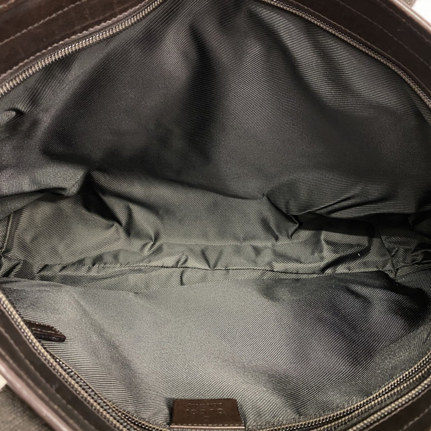 Gucci Brown Denim Tote Bag ( )