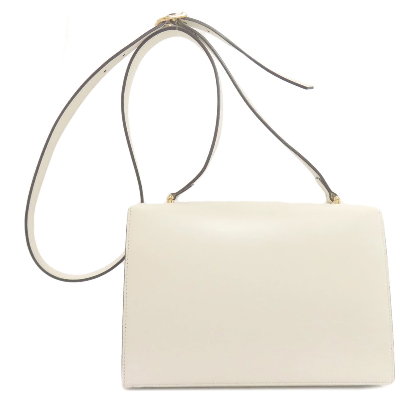 Gucci White Leather Shoulder Bag ( )