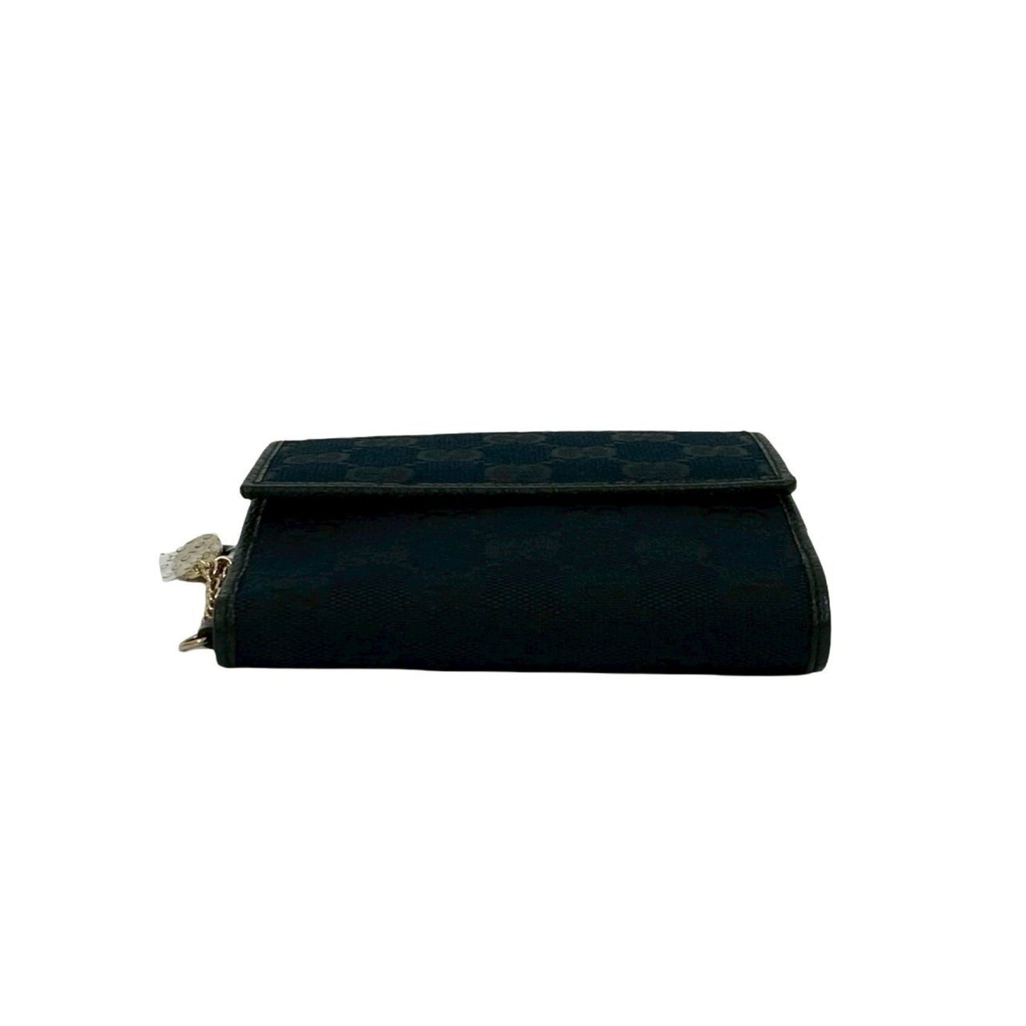 Gucci Black Canvas Leather Wallet (Bi-Fold) ( )