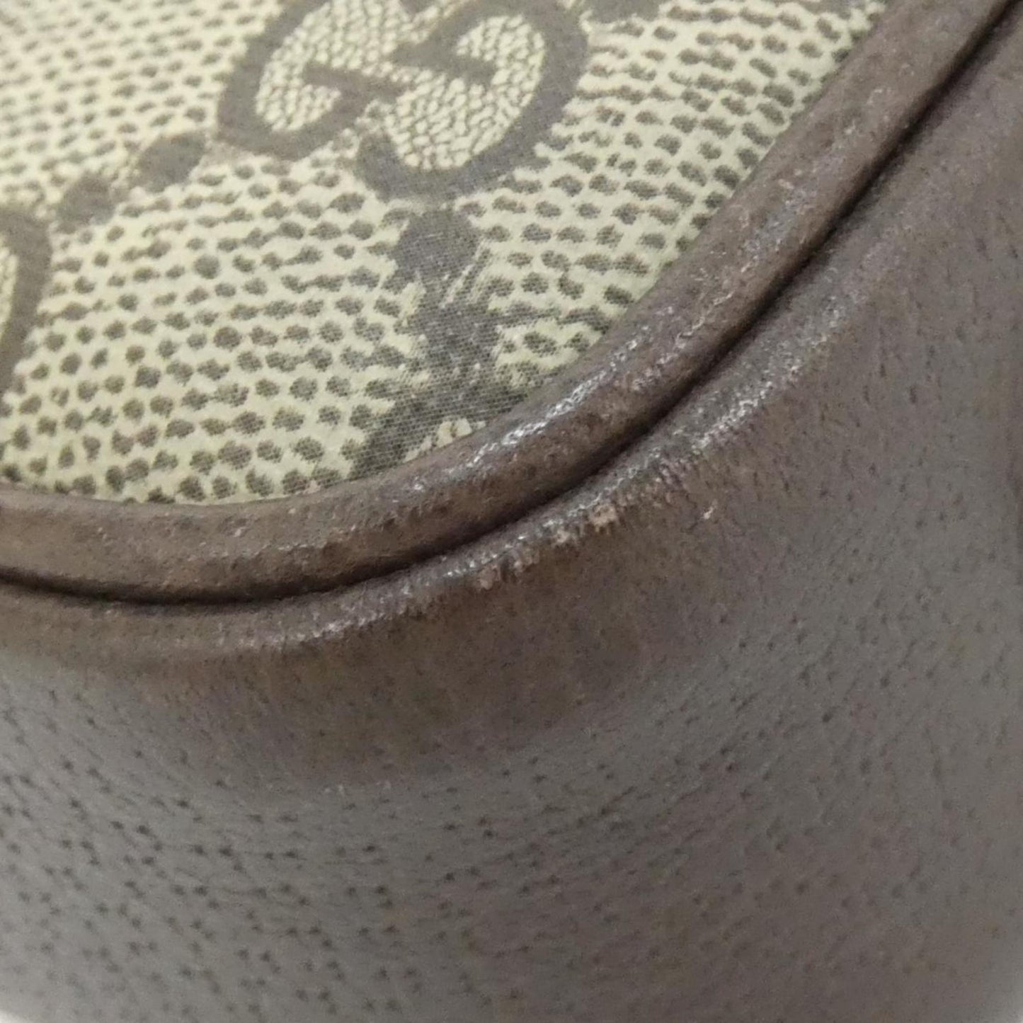Gucci Beige Brown Gg Supreme Canvas Shoulder Bag ( )