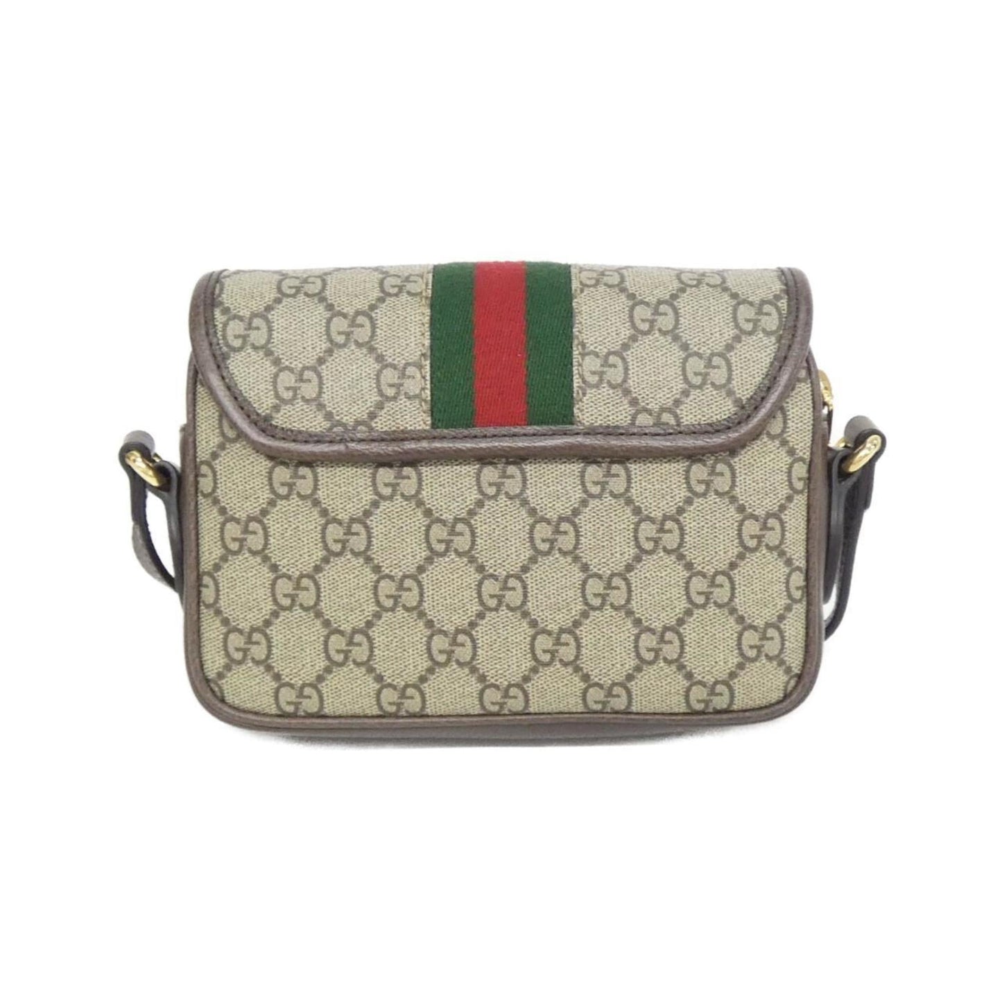 Gucci Beige Brown Gg Supreme Canvas Shoulder Bag ( )