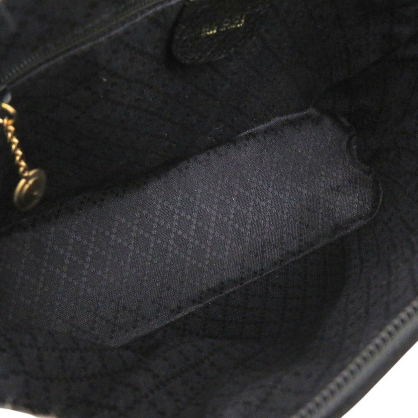 Gucci Black Bamboo Suede Handbag ( )
