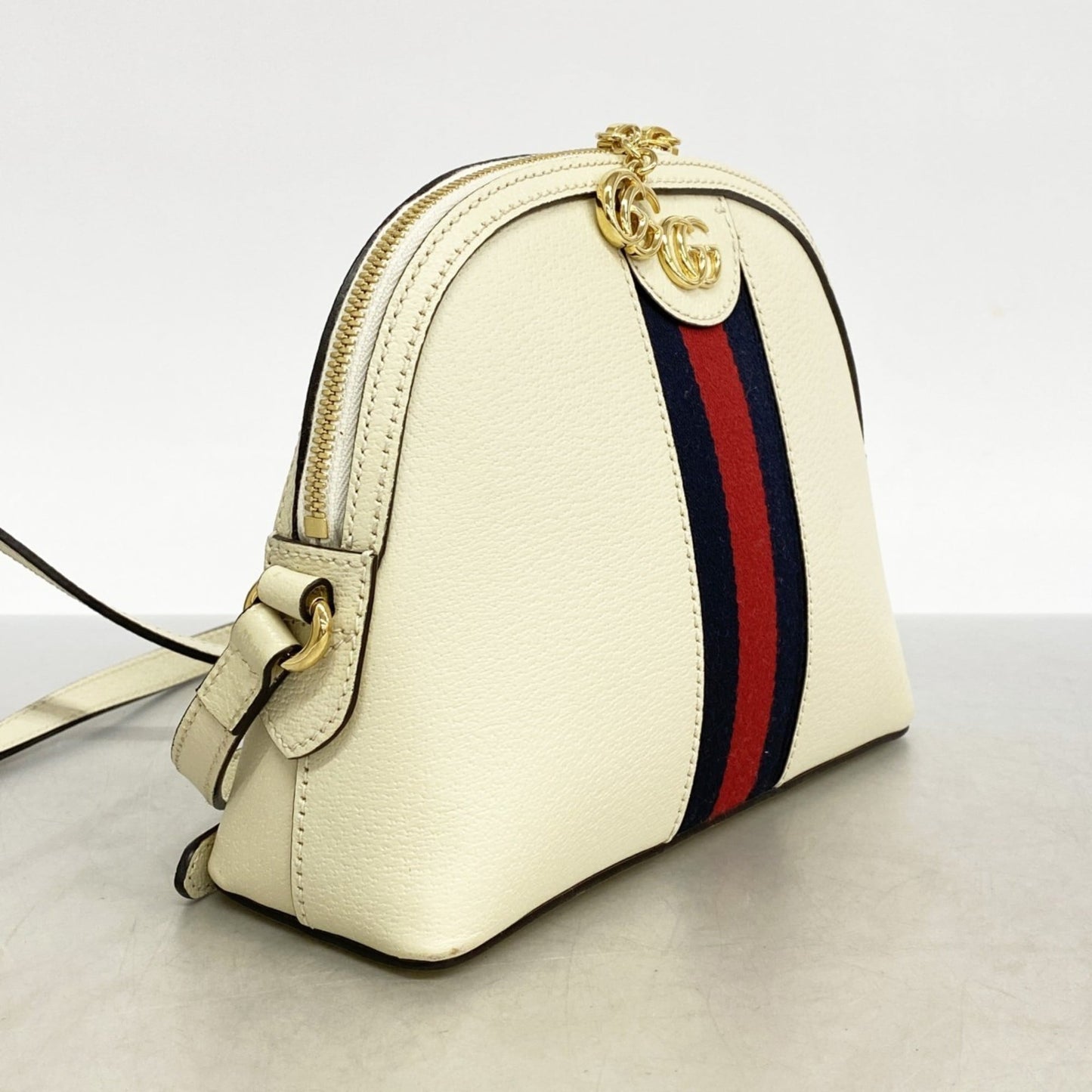 Gucci Ivory Leather Shoulder Bag ( )