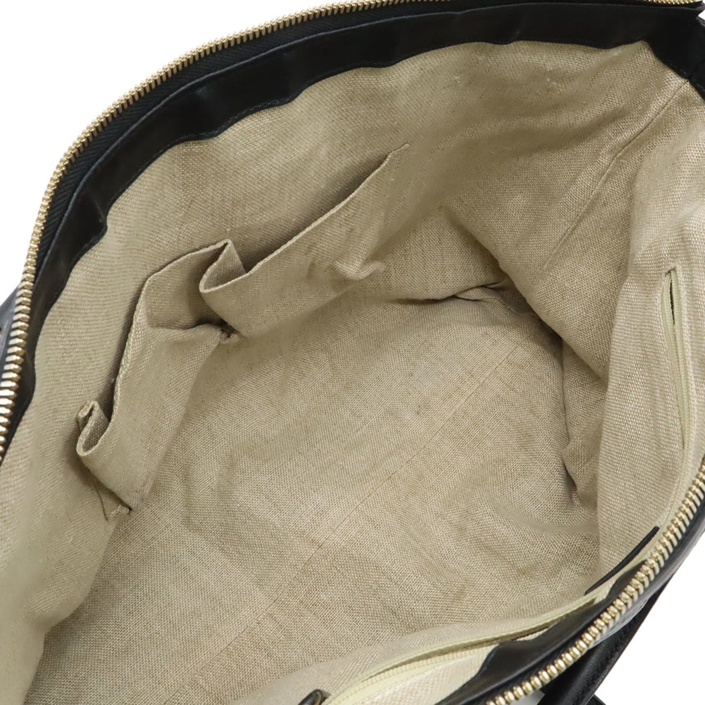 Gucci Black Micro Gg Leather Shoulder Bag Tote Bag ( )