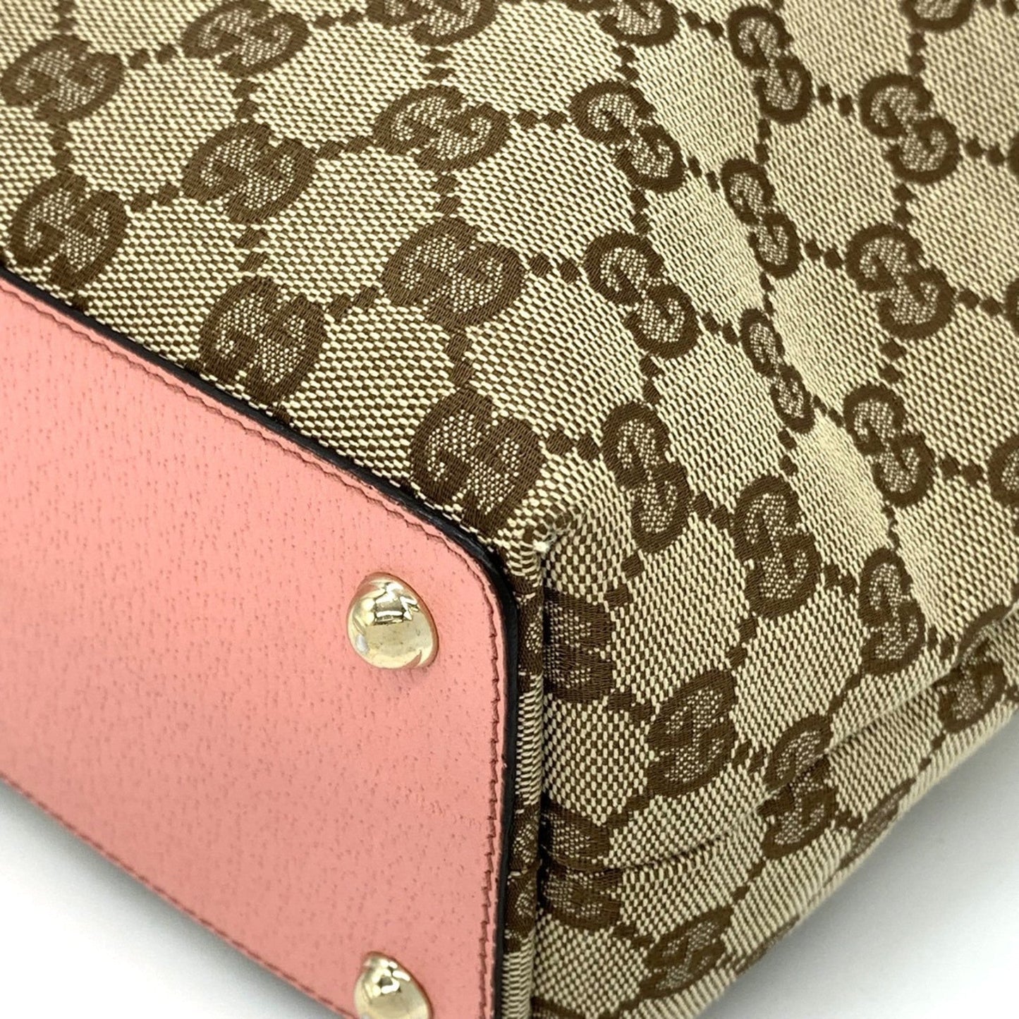 Gucci Beige Gg Canvas Tote Bag ( )