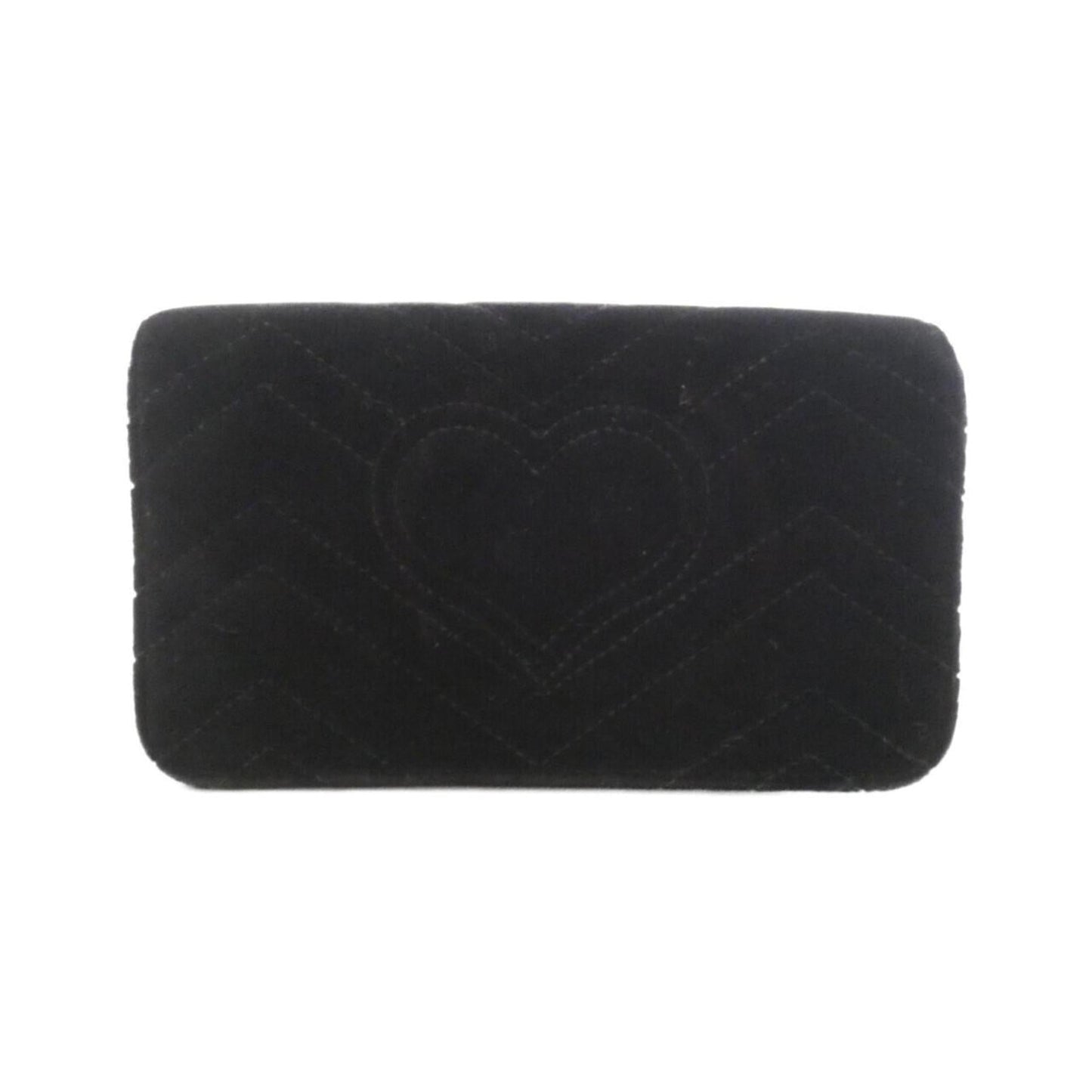 Gucci Black Velvet Shoulder Bag ( )