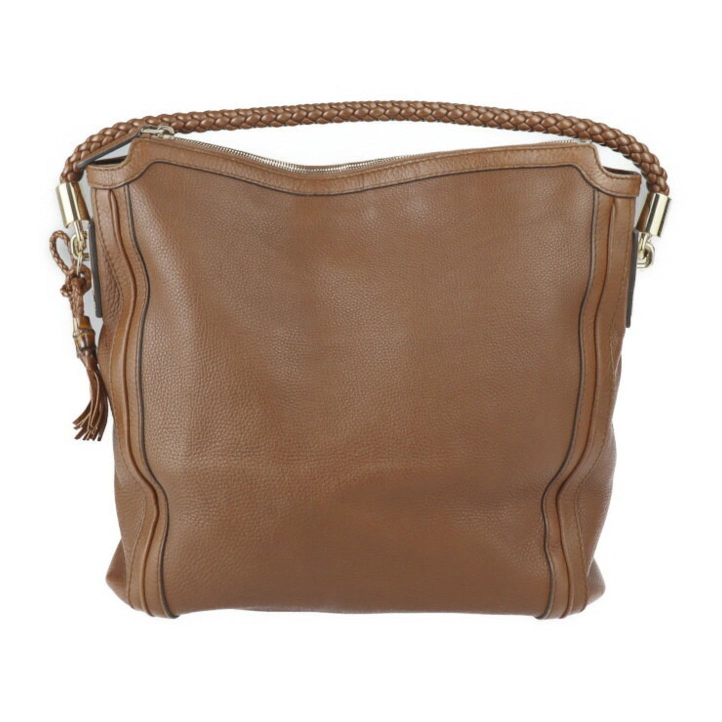 Gucci Brown Bamboo Handbag Shoulder Bag Tote Bag ( )