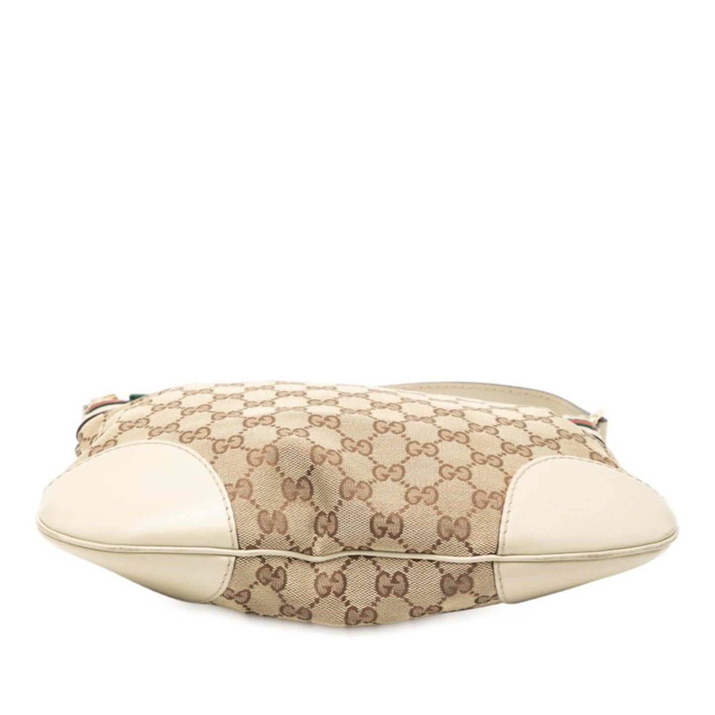 Gucci Gg Canvas Beige Gg Canvas Leather Shoulder Bag ( )