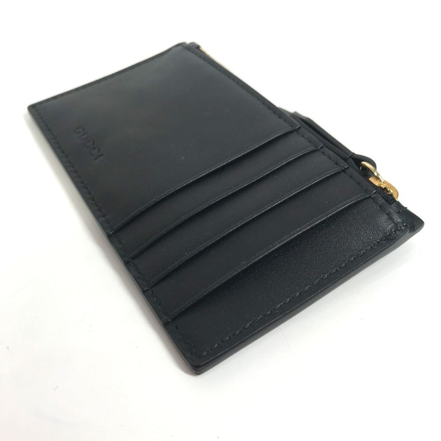 Gucci Black Leather Coin Purse/Coin Case ( )