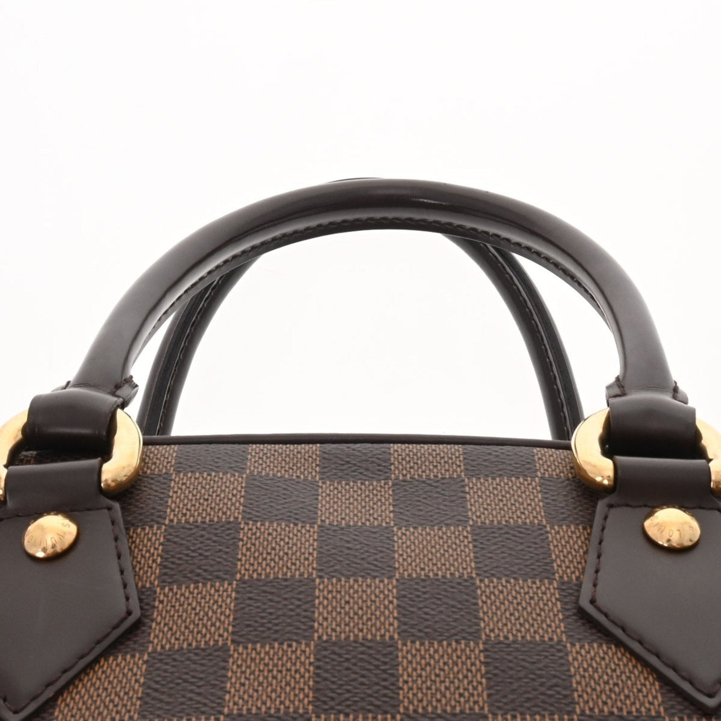 LOUIS VUITTON Damier Duomo Brown N60008 Women's Canvas Handbag