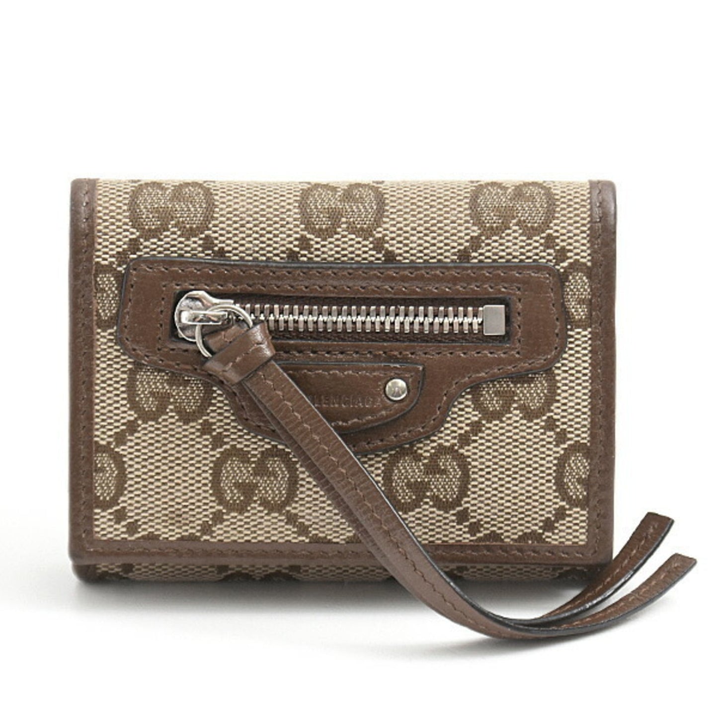 Gucci Beige Gg Canvas Wallet (Tri-Fold) ( )