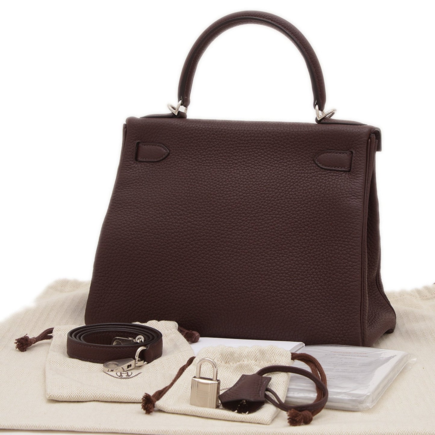 Hermes Togo Leather Handbag ( )