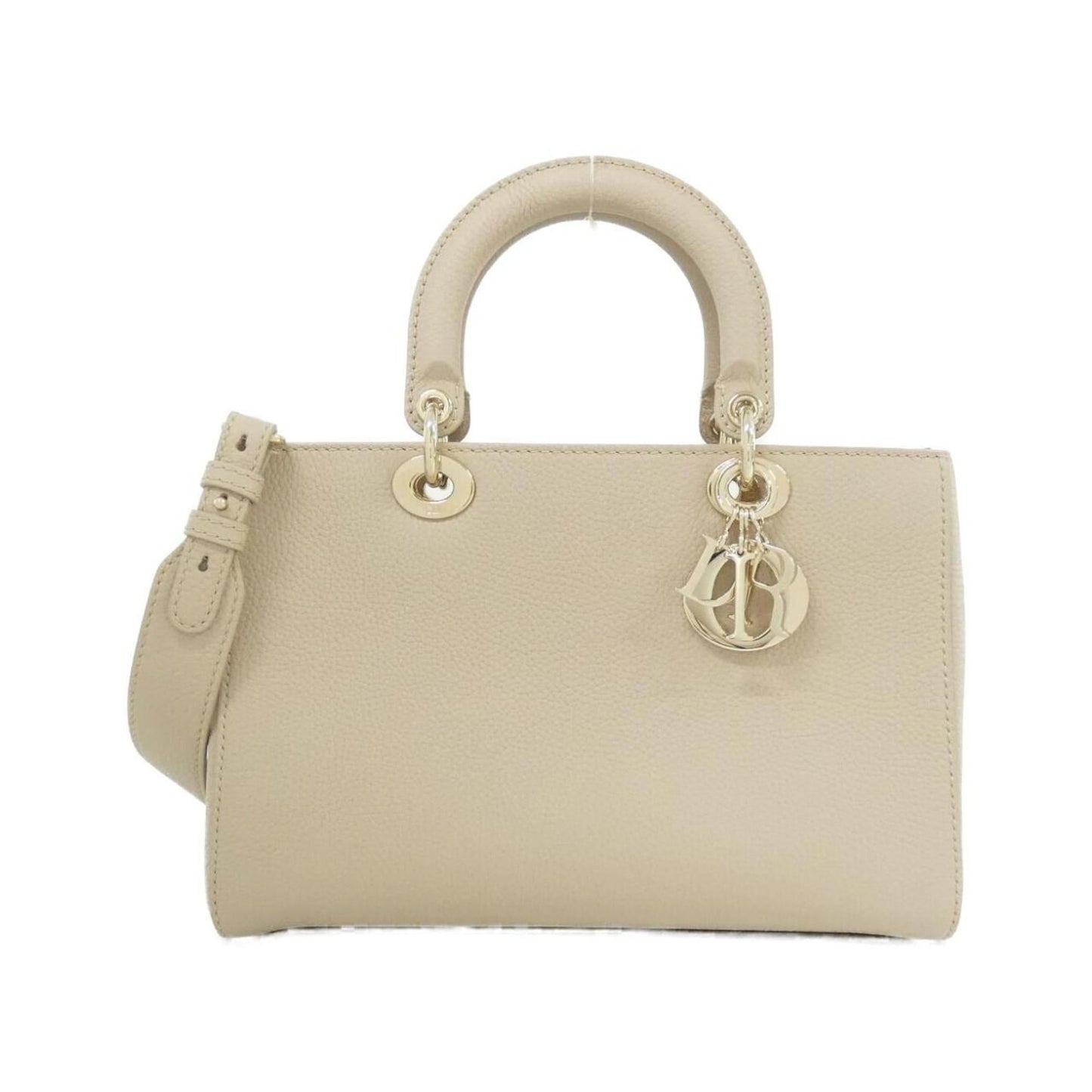 Christian Dior Beige Leather Handbag ()