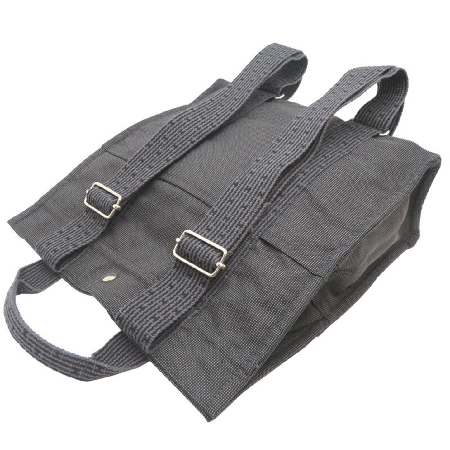 Hermes Gray Nylon Backpack ( )