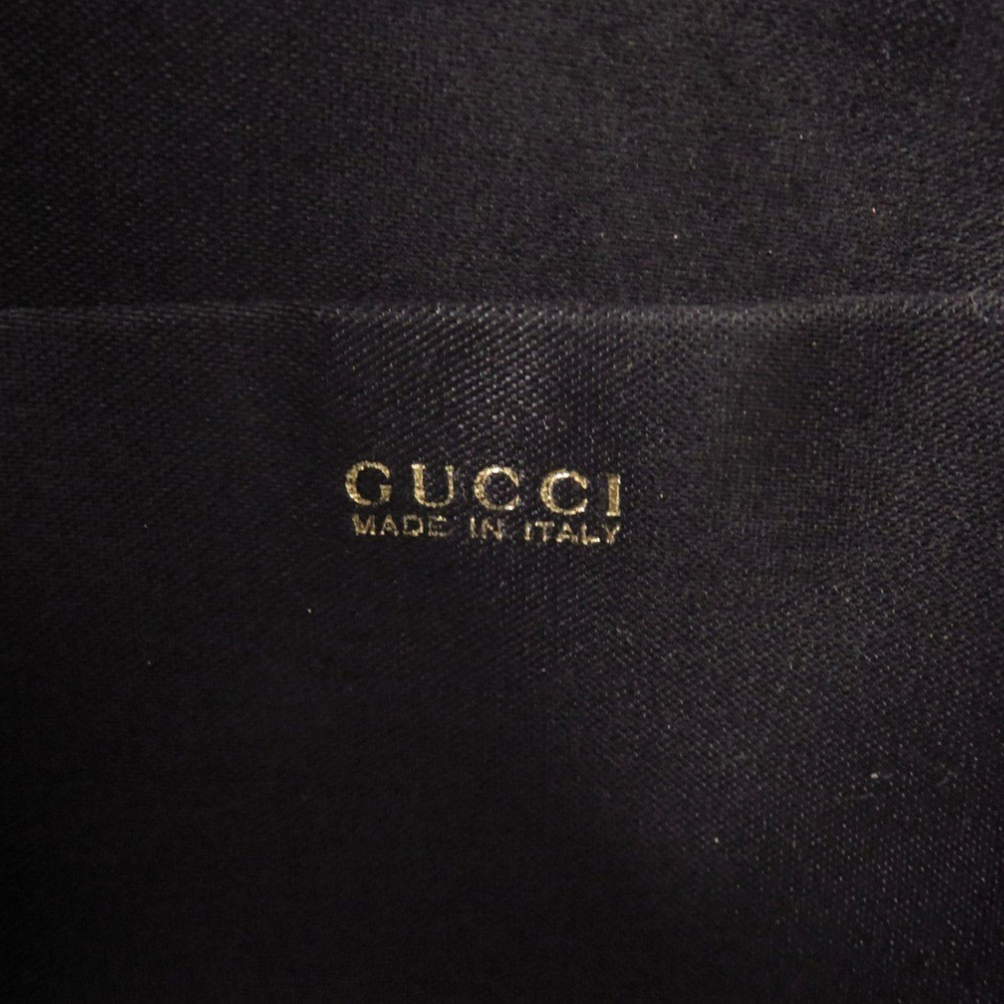 Gucci Black Satin Rhinestone Backpack ( )