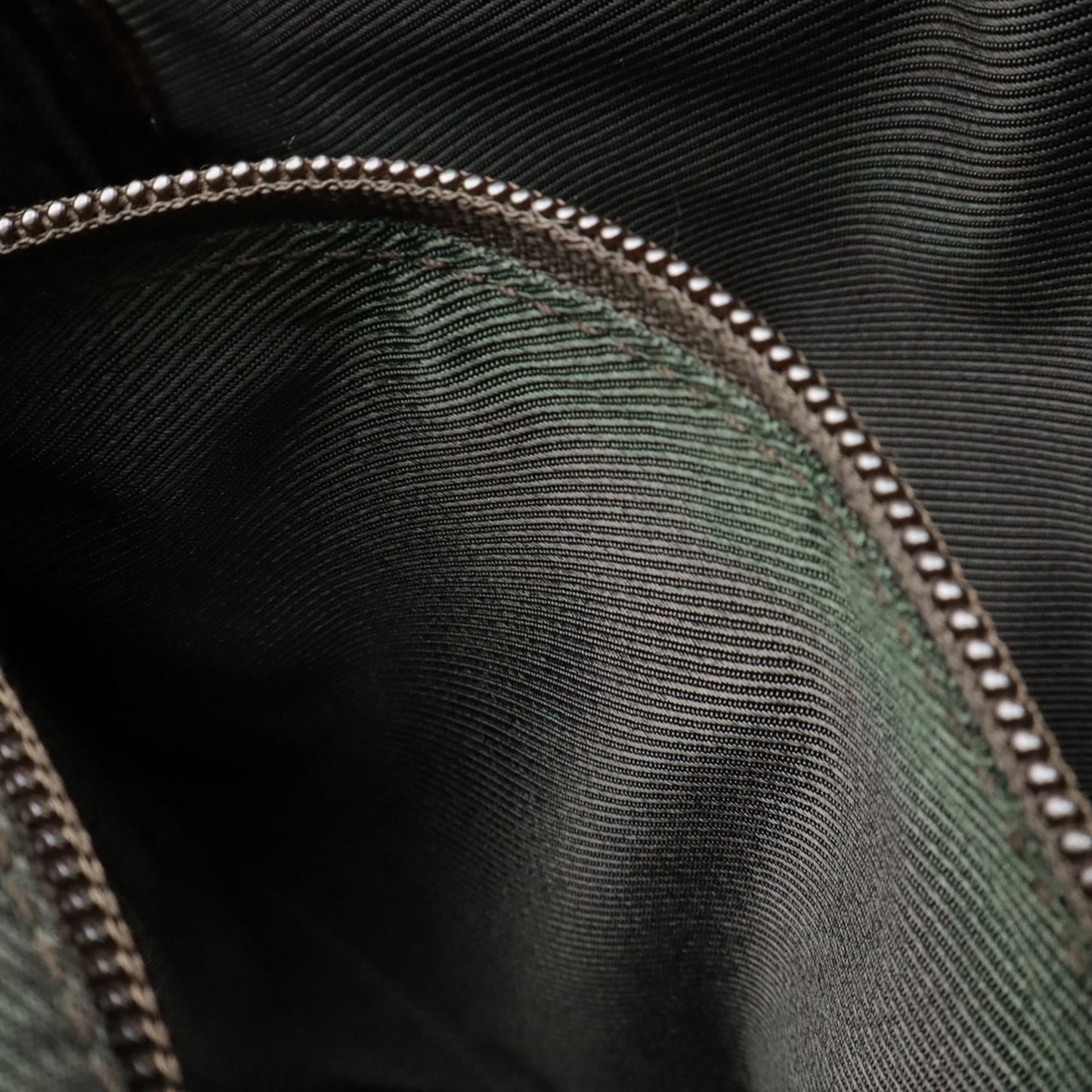 Gucci Beige Brown Dark Brown Khaki Gg Canvas Pochette Shoulder Bag ( )