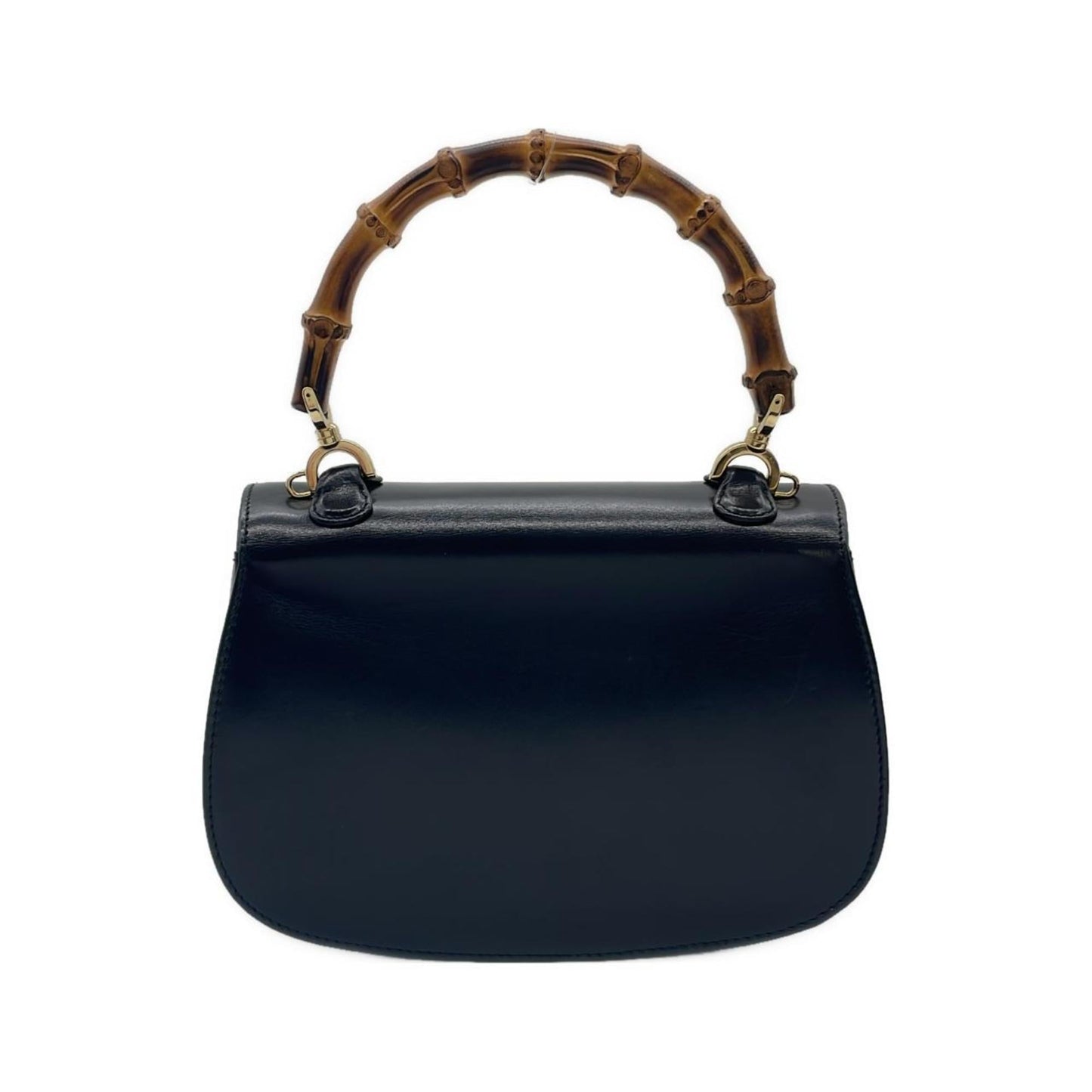 Gucci Black Leather Handbag ( )