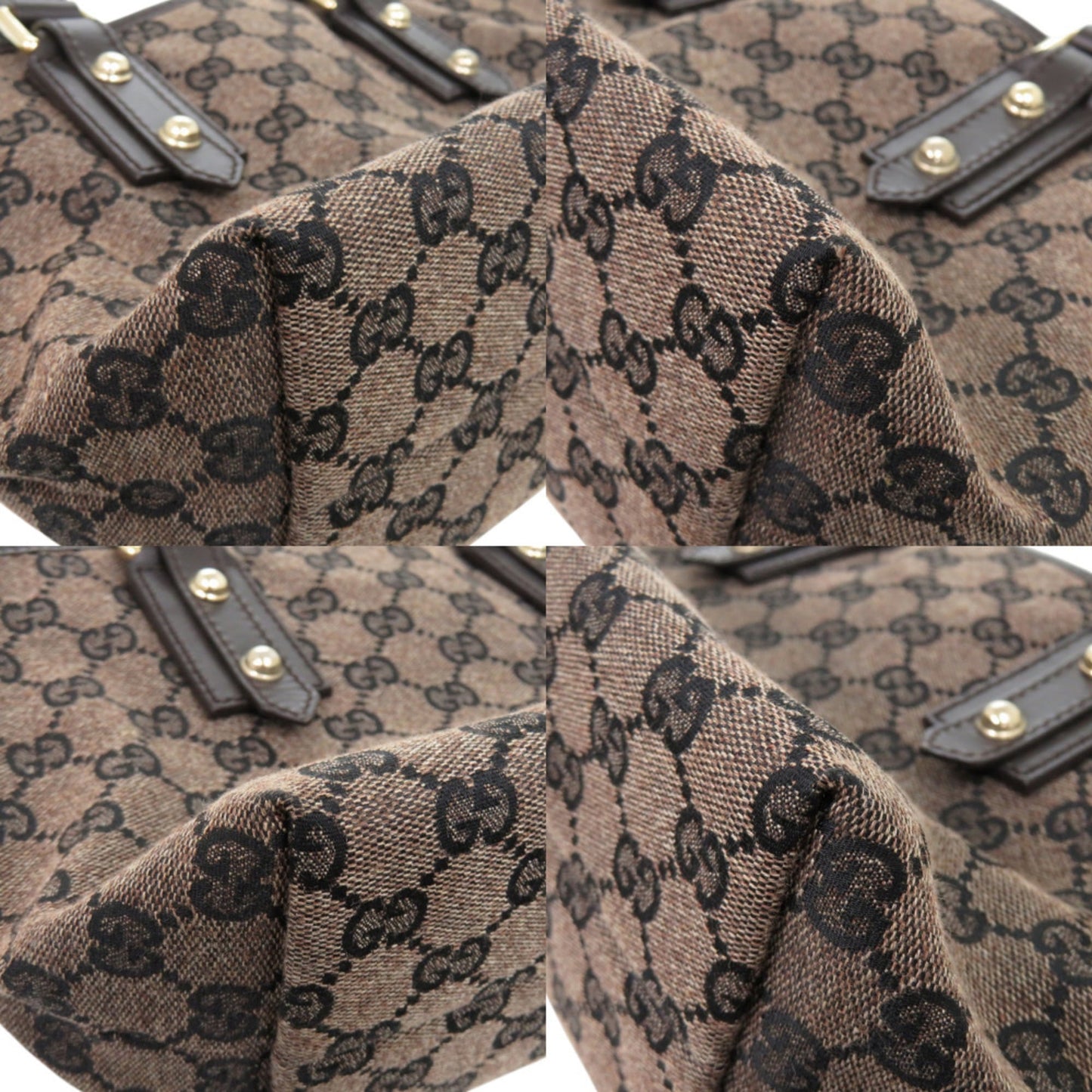 Gucci Brown Gg Canvas Handbag ( )