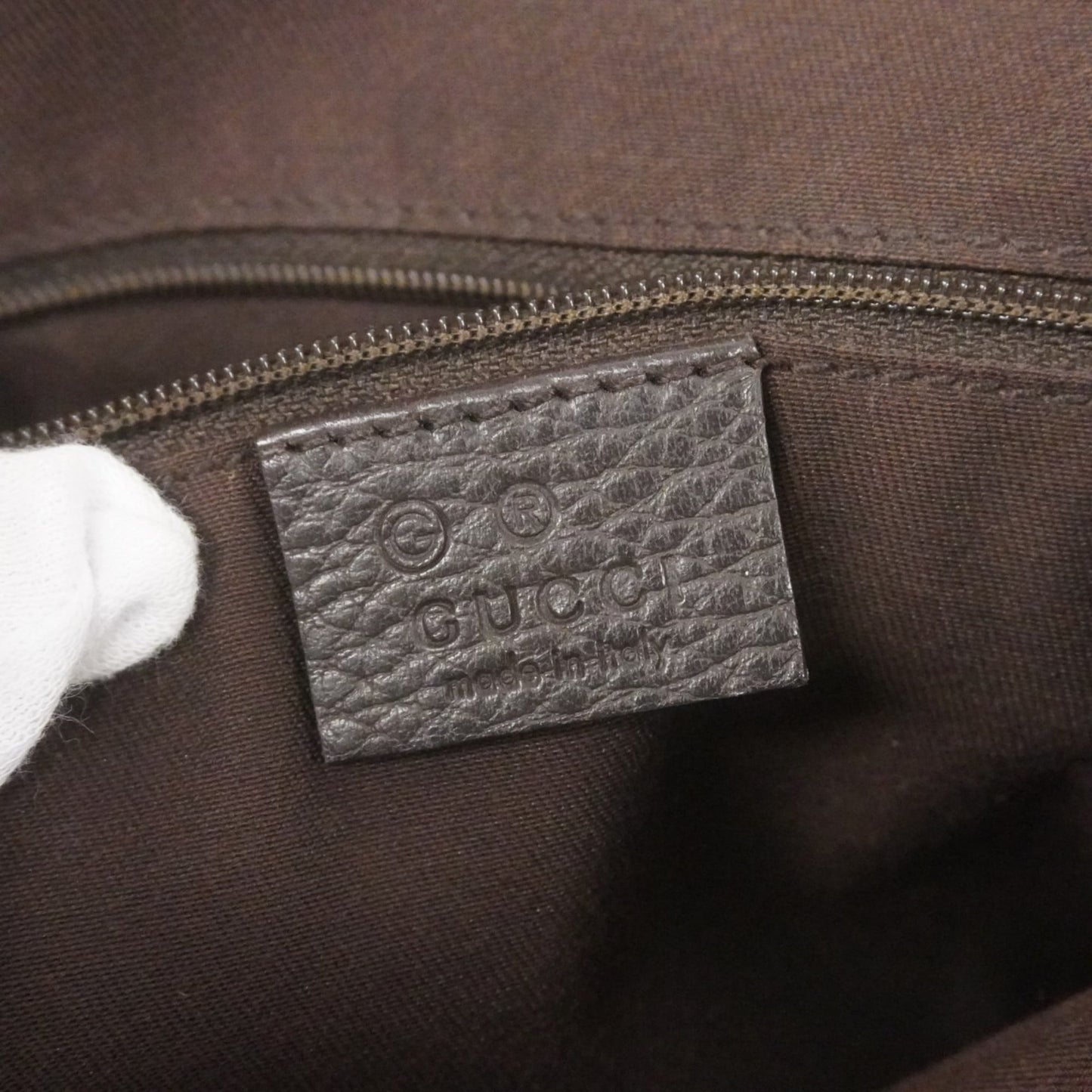 Gucci Brown Denim Tote Bag ( )