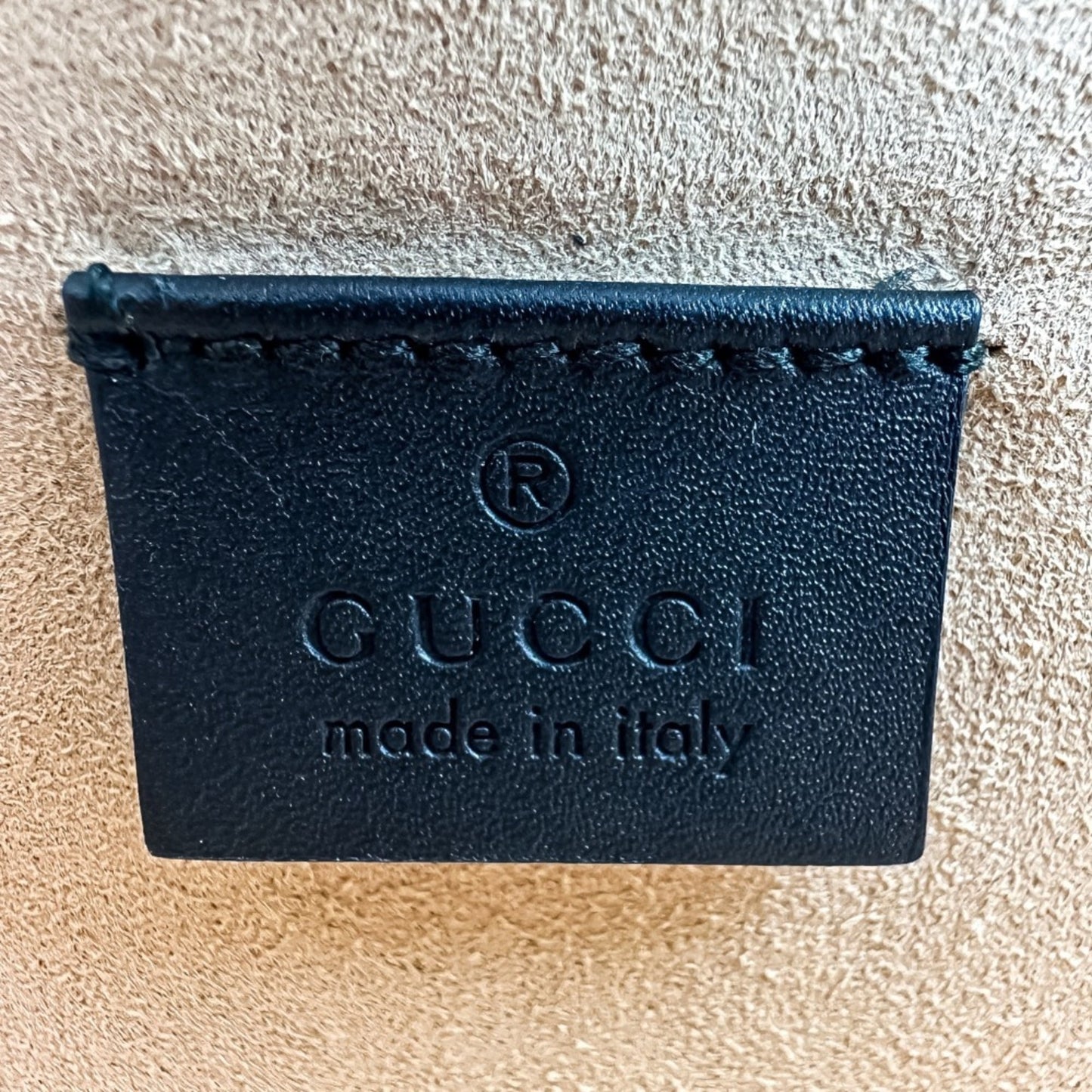 Gucci Navy Velvet Shoulder Bag ( )