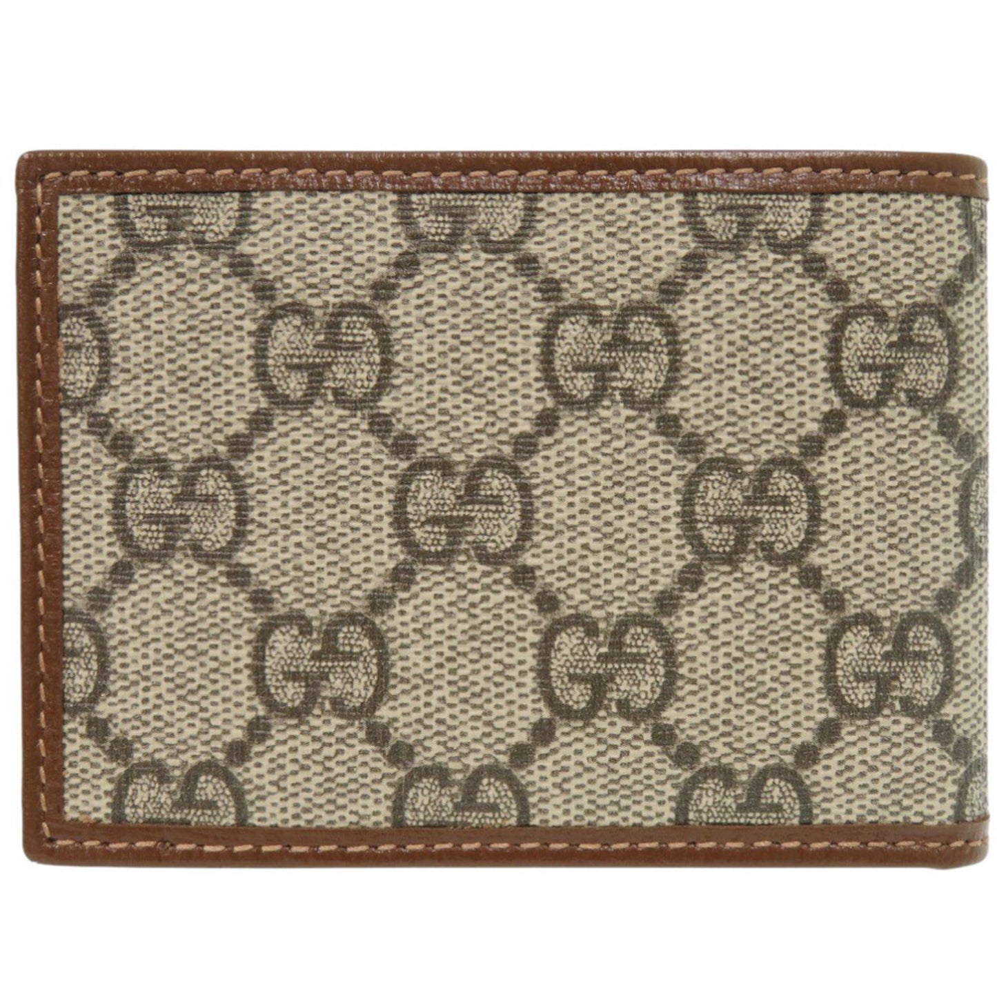 Gucci Beige Gg Supreme Wallet (Bi-Fold) ( )