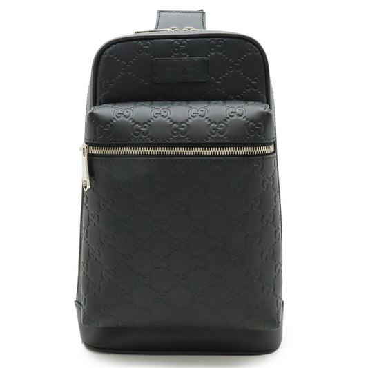 Gucci Black Leather Shoulder Bag ( )