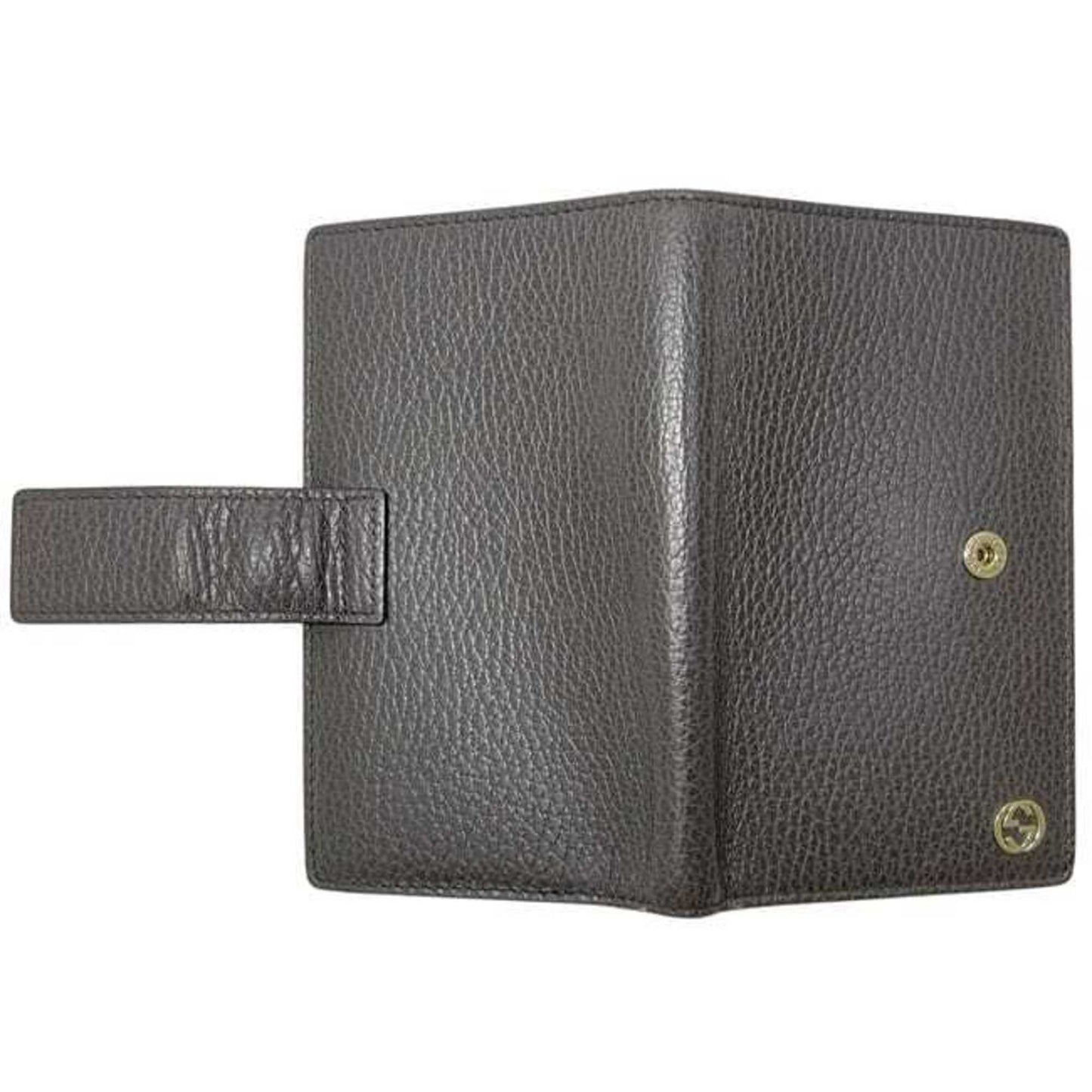 Gucci Brown Leather Wallet (Tri-Fold) ( )